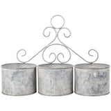 Zinc Ornate Trio Pot Holder