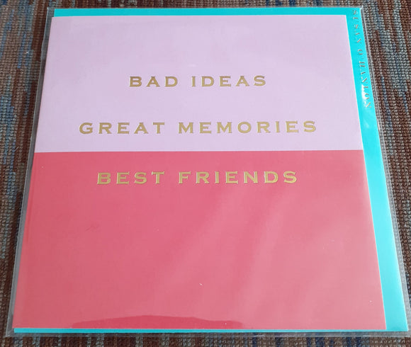 Susan O'Hanlon - 'Bad ideas...' card