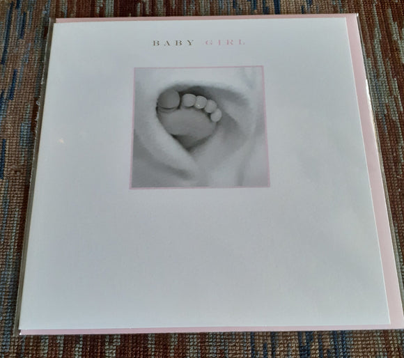 Susan O'Hanlon - 'Baby Girl' card