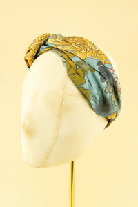 Trailing Wisteria Elasticated Headband - Ice