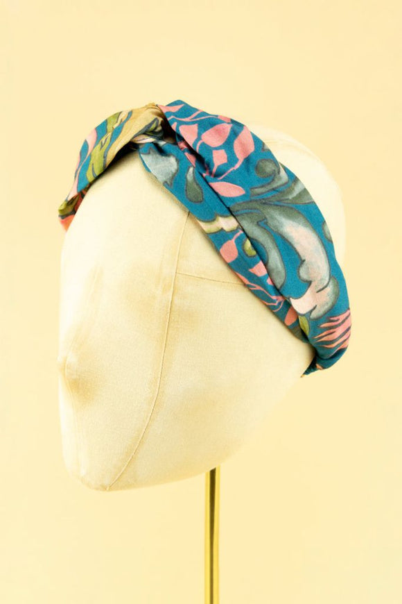 Elasticated Decorative Damask Headband