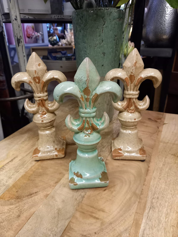 Ceramic Fleur De Lys