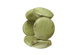 Matt Marble Apple Pill Bead Bracelet