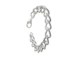 Round ID Chain w/ chunky lobster clasp - Matt Silver