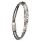 Magnetic Double Bracelet - Grey/Silver